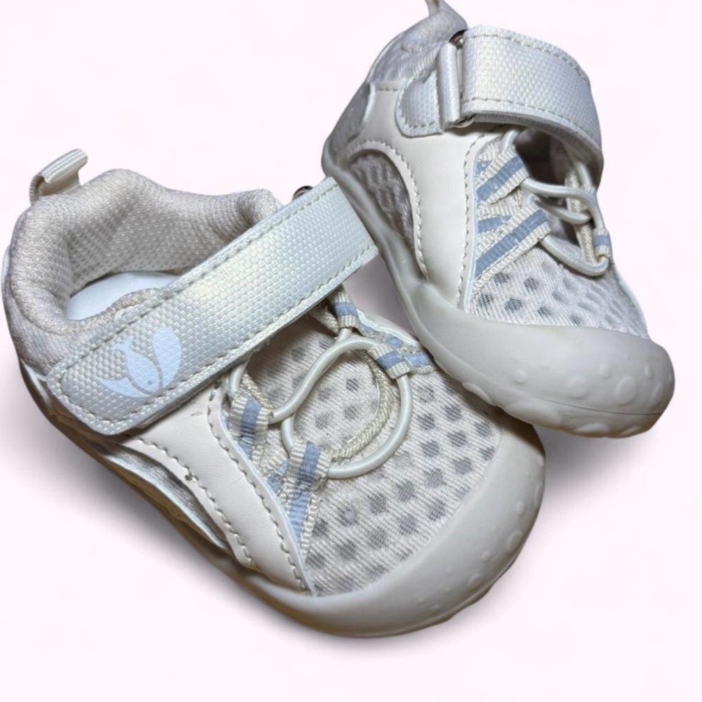 Beige kids First walking Shoes